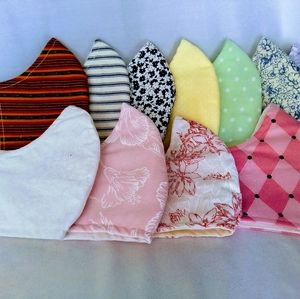 Handmade 3 layers face mask